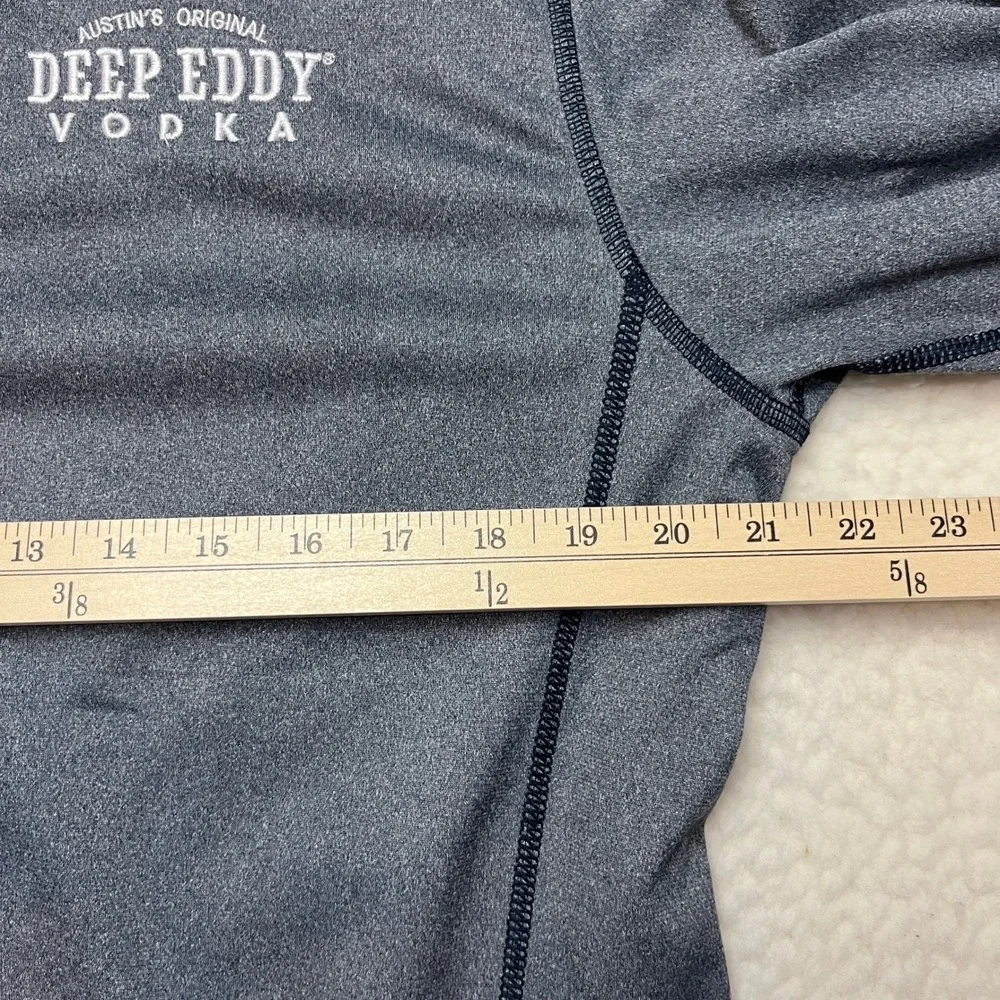 The North Face Pullover Mens‎ Large Gray Deep Eddy Vodka 1/4 Zip NF0A3LHB Fleece